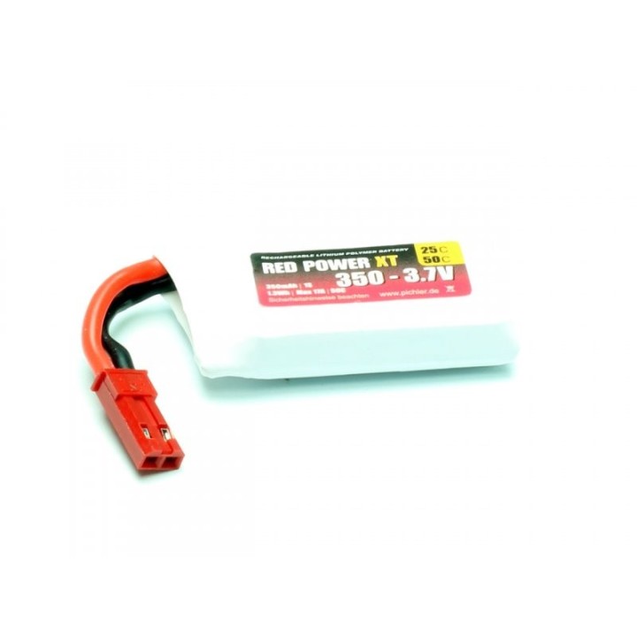 Red Power - Batteria LiPo 350 mAh  25-50 C 1S - Be