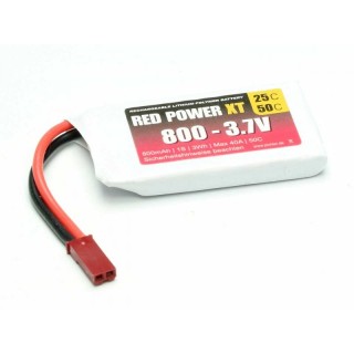 Red Power - Batteria LiPo 800 mAh  25-50 C 1S - Be