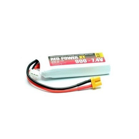 Red Power XT - Batteria LiPo 900mAh  50C 2S - XT30