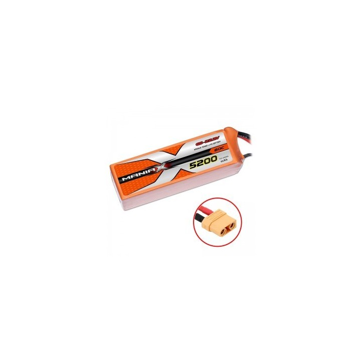 ManiaX - Batteria Power LiPo 6S 5200mAh 22.2V seri
