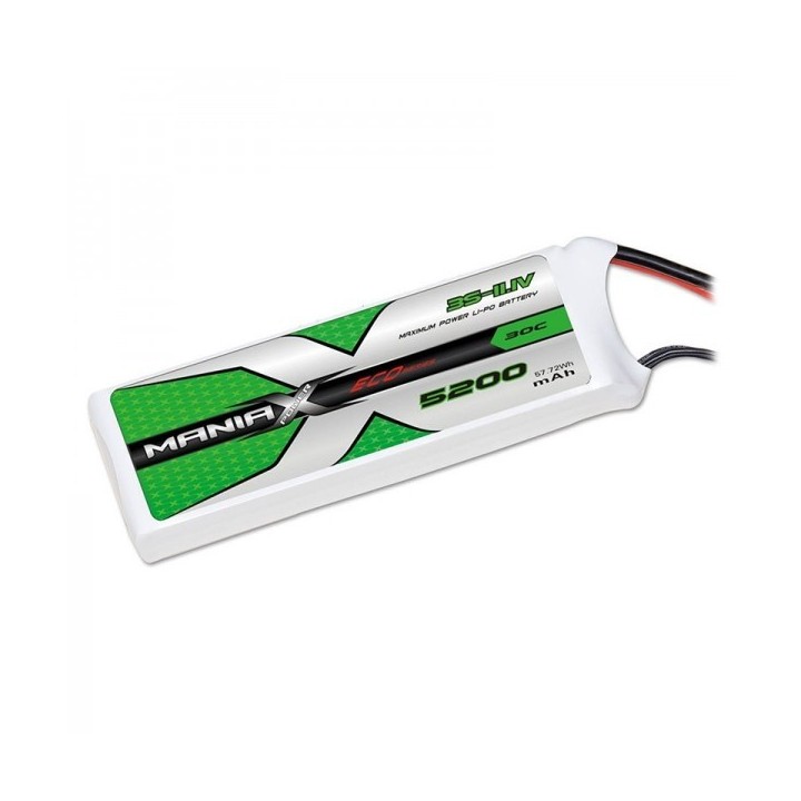 ManiaX - Batteria 11.1V 5200mAh 30C 3S Lipo XT60