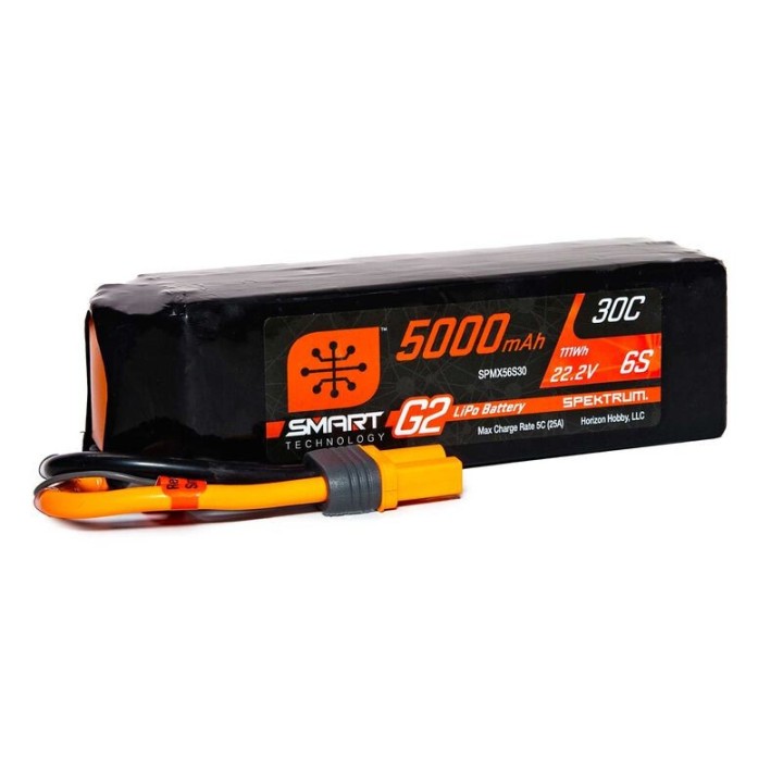 Spektrum - Batteria Li-Po 6S 22,2V  5000mAh 30C Sm