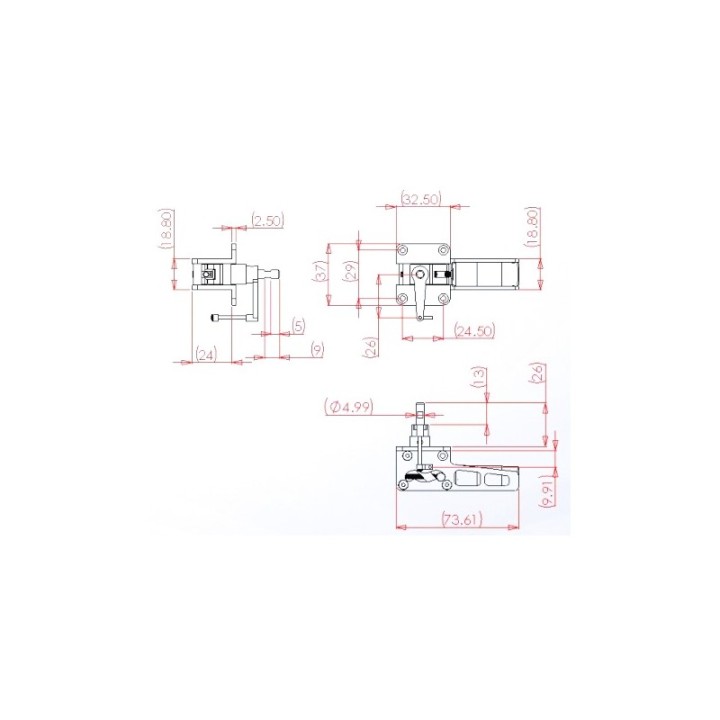 JP-Hobby - Electric Retract ER-005 5mm (6kg/Low/In