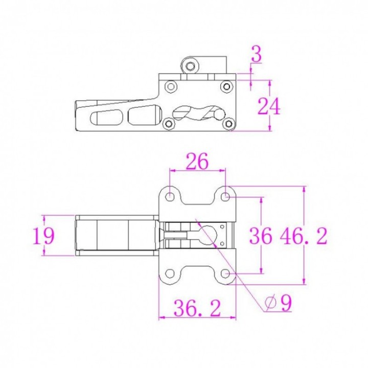 JP-Hobby - ER-008 9mm Alloy Electric 3 Retracts Se