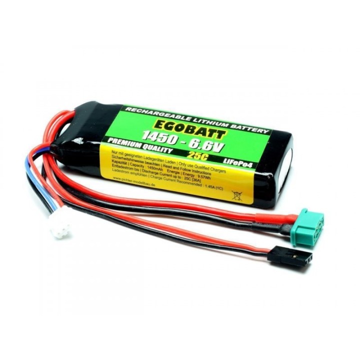 Egobatt - Batteria LiFe Battery 1450 - 6.6V (25C)