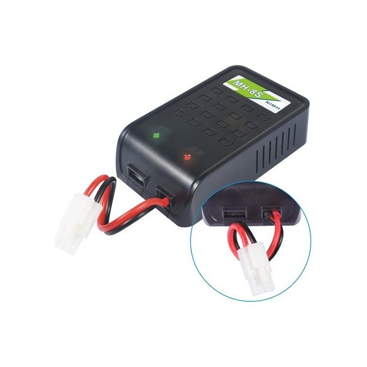 Ev-Peak - caricabatteria  MH-8S NIMH 1-8CELL 800MA