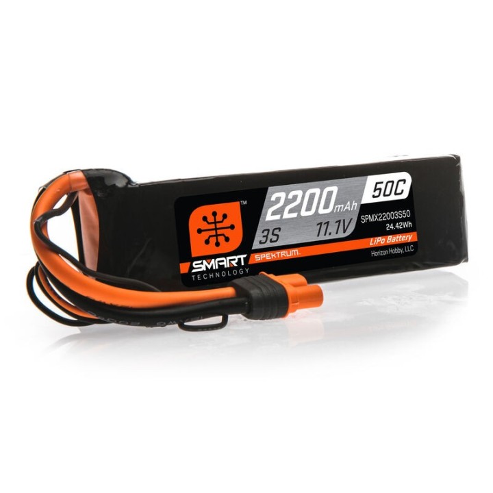 Spektrum - Batteria Lipo 3S 11.1V 2200mAh 50C Smar