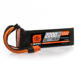 Spektrum - Batteria Lipo 4S 2200mAh 100C Smart  IC