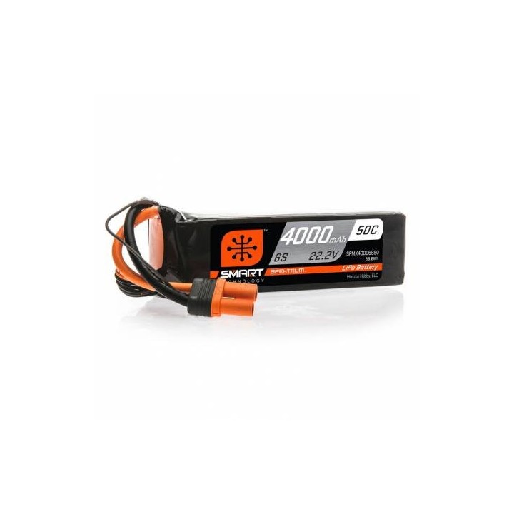 Spektrum - Batteria Li-Po 6S 22,2V 4000mAh 50C Sma