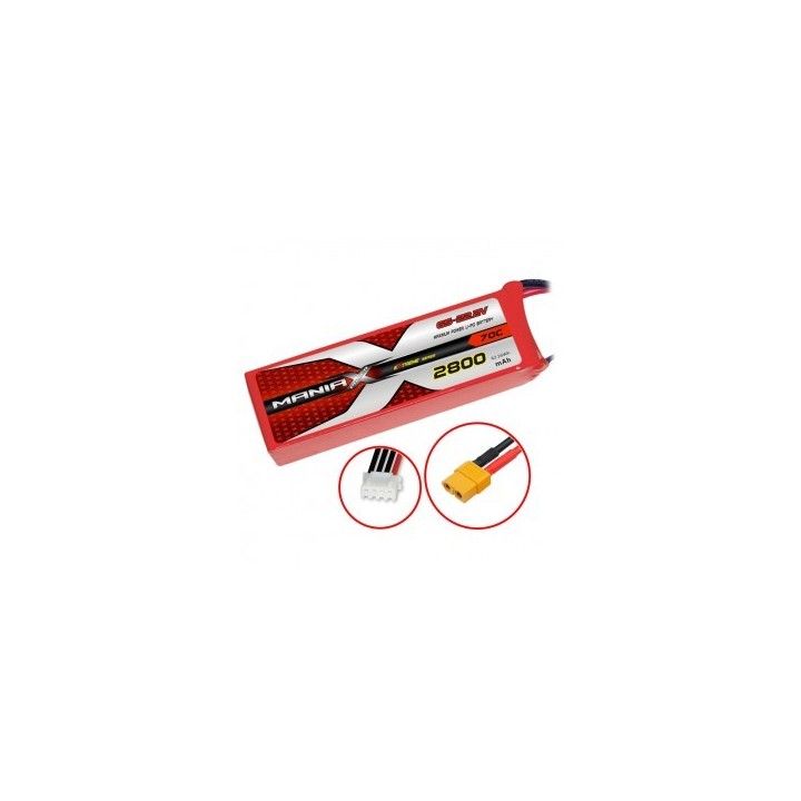 ManiaX - Batteria Lipo 6S 22.2V 2800mAh 70C XT60