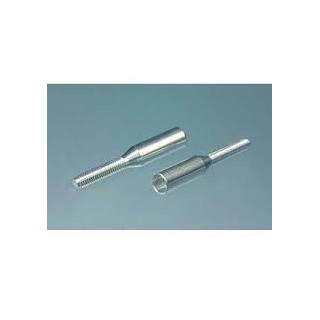 MP JET - Terminale alluminio 2,0 MA per tubi Ø3 mm