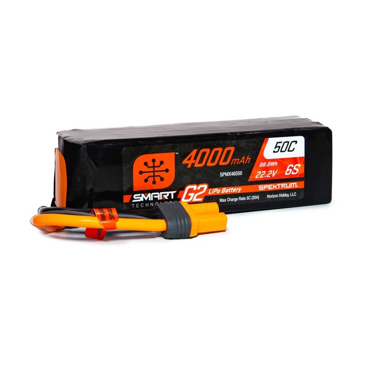 Spektrum - Batteria Li-Po 6S 22,2V 4000mAh 50C Sma