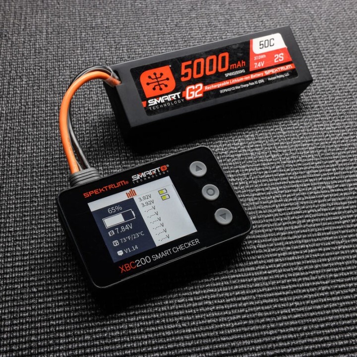 Spektrum - XBC200 Smart LiPo Battery Checker, Bila