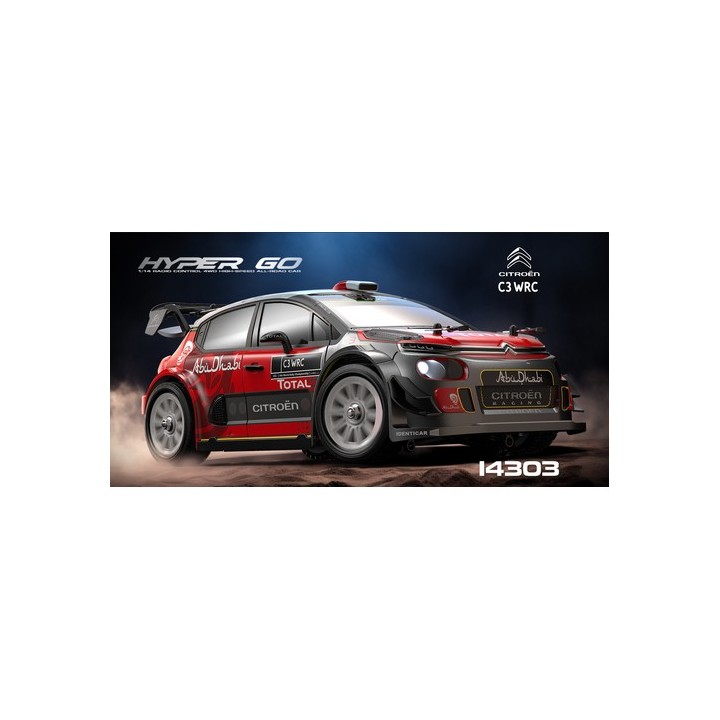 HyperGo - CITROEN C3 WRC 4WD - RTR RALLY - 1:7