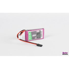 Hacker - Batteria TopFuel LiPo 5C ECO-RX 800 2S