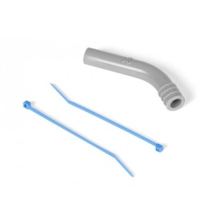 Deflettore di scarico grigio 10mm