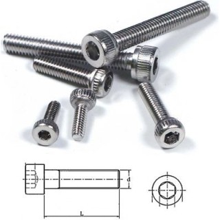 Vite a brugola acciaio Inossidabile 3x20mm  (30 pz