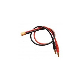 Cavo ricarica XT30  14AWG ( 30cm) Maschio con bana
