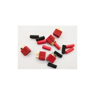 Connettore - Deans Femmina x5 con termoretraibile