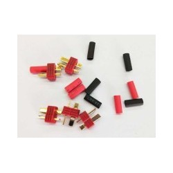 Connettore - Deans Maschiox5 con termoretraibile