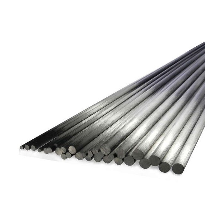 Tondino in Carbonio ø 10 x 1000 mm